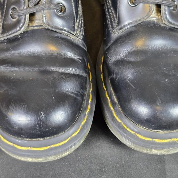 Dr. Martens 1460 Women's Original Smooth Leather Lace Up Boots - Black, Size 6 - Picture 5 of 11